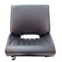 503295702 Yale Seat - Vinyl with Switch Forklift Part-0